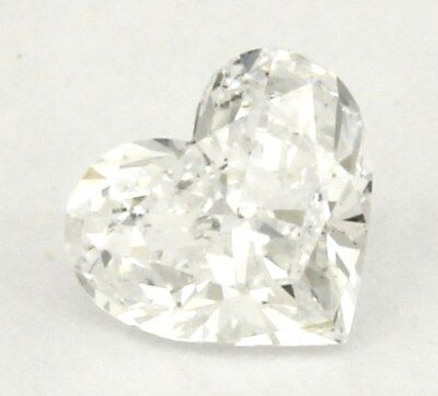 GIA 0.74ct heart brilliant diamond D/SI1 5.83 x 6.51 x 3.12 mm NEW VeryGood/Good