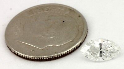 GIA 0.85ct marquise loose diamond E/SI2 Good/Good 8.51 x 4.72 x 3.45 mm estate