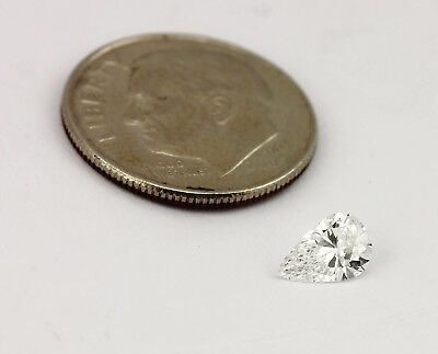 NEW GIA 0.44 ct diamond pear brilliant shape D VS2 6.88x4.45x3.67mm Good/Good