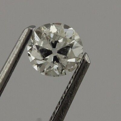 GIA Certified .44 ct European Cut diamond J I1 4.66-4.81x3.00mm estate vintage