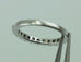 14k white gold .36 ctw round diamond wedding anniversary band ring size 5 estate
