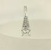 GIA 1.00ct radiant diamond E VS2 platinum split band engagement ring 1.58ctw NEW
