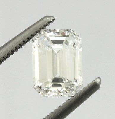 GIA Certified 0.86 carat Diamond Emerald Cut D VS1 6.52 x 4.80 x 3.13 mm Estate