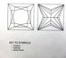 GIA loose 0.70 carat princess diamond F VS1 5.07 x 4.86 x 3.46 mm Good, Fair NEW