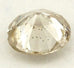 GIA 0.60 ct diamond circular brilliant Q-R Very Light Brown I2 5.34-5.48x3.24mm