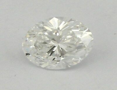 GIA Certified Oval Brilliant 0.59 carat Diamond D VVS2 6.25 x 4.58 x 3.26 mm NEW