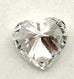 GIA 0.77 carat heart brilliant diamond D/SI2 5.79 x 6.34 x 3.43 mm NEW Good/Good