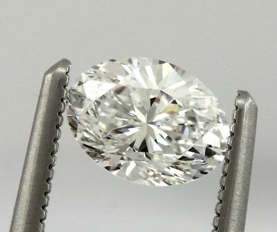 GIA Certified Oval Brilliant 0.59 carat Diamond D VVS2 6.25 x 4.58 x 3.26 mm NEW