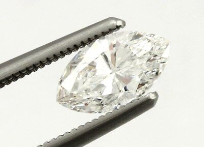 GIA 0.85ct marquise loose diamond E/SI2 Good/Good 8.51 x 4.72 x 3.45 mm estate
