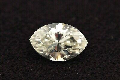 GIA cert diamond marquise brilliant 0.64 carat I color VVS1 6.98x4.55x3.29mm