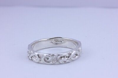 sterling silver men's ring size 11.25 dragon Celtic wedding band 5.09g 5mm