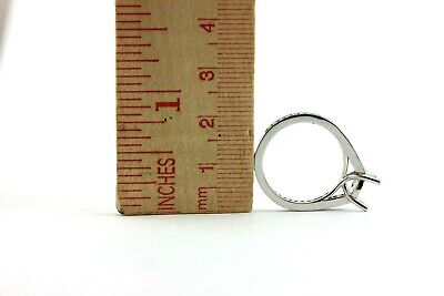 SOLITAIRE DIAMOND ENGAGEMENT RING PLATINUM 950 ROUND SEMI MOUNT SETTING .32CTW