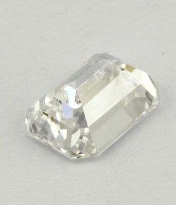 GIA Certified 0.86 carat Diamond Emerald Cut D VS1 6.52 x 4.80 x 3.13 mm Estate