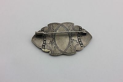 VINTAGE YELLOW LAQURED RHINESTONE ENAMEL PIN BROOCH ESTATE STERLING SILVER