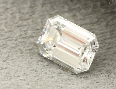GIA Certified 0.86 carat Diamond Emerald Cut D VS1 6.52 x 4.80 x 3.13 mm Estate