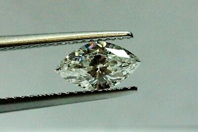 GIA certified marquise brilliant diamond 0.72ct F color VVS2 9.10x5.05x2.97mm