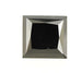 Loose princess cut 1.50ct treated black diamond 5.59x5.44x4.59mm estate