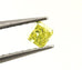GIA natural diamond 0.10ct Fancy Intense Greenish-Yellow 2.76x2.64x1.60mm NEW