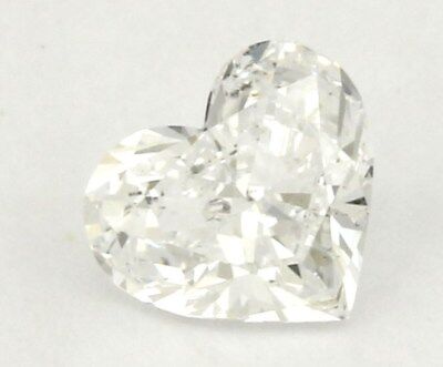 GIA 0.74ct heart brilliant diamond D/SI1 5.83 x 6.51 x 3.12 mm NEW VeryGood/Good