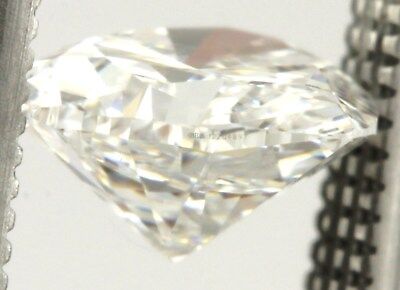 GIA 0.77 carat heart brilliant diamond D/SI2 5.79 x 6.34 x 3.43 mm NEW Good/Good