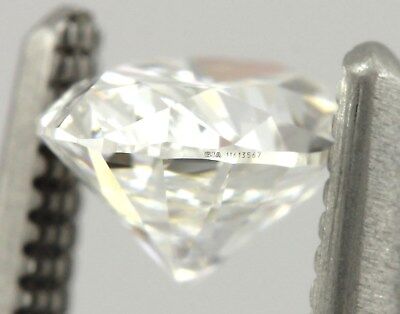 GIA Certified Oval Brilliant 0.59 carat Diamond D VVS2 6.25 x 4.58 x 3.26 mm NEW