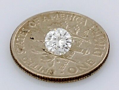 GIA CERTIFIED LOOSE NATURAL DIAMOND .41CT ROUND 4.80-4.86X2.91MM F VS2 ESTATE