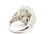 PLATINUM 1.44 CTW BAGUETTE 5.12 CTW ROUND EMERALD CUT SEMI MOUNT LOTUS RING