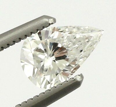 NEW GIA 0.44 ct diamond pear brilliant shape D VS2 6.88x4.45x3.67mm Good/Good