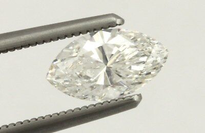 GIA 0.85ct marquise loose diamond E/SI2 Good/Good 8.51 x 4.72 x 3.45 mm estate