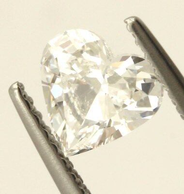 NEW GIA 0.71 carat heart brilliant diamond E/SI1 Good/Good 6.15 x 6.44 x 3.16 mm