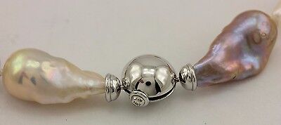 16" strand freshwater multi color baroque cultured pearls NEW 22-25mmx12-16mm