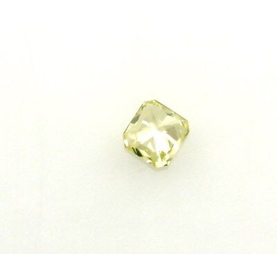 GIA natural diamond 0.10ct Fancy Intense Greenish-Yellow 2.76x2.64x1.60mm NEW