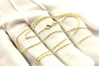 14k yellow gold 16 inch 2.39g 0.90mm RAZO chain necklace lobster clasp NEW 15677