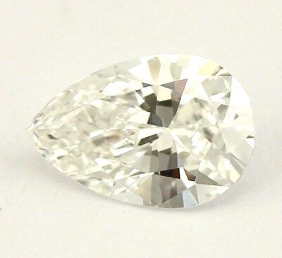 NEW GIA loose natural diamond 0.48 ct pear brilliant E VS1 6.65 x 4.47 x 2.73 mm