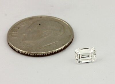 GIA Certified 0.60 carat Diamond Emerald Cut E VS2 5.54 x 3.91 x 3.03 mm NEW