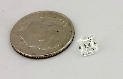 GIA Certified 0.72 carat Diamond Asscher Cut E VVS1 5.15 x 5.05 x 3.34 mm NEW