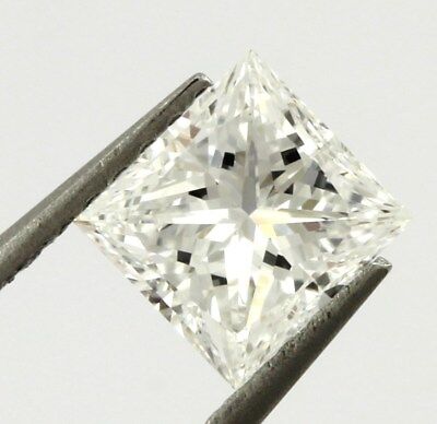 GIA Certified Diamond 0.71 carat Princess Cut E VS1 5.21 x 4.92 x 3.35 mm NEW