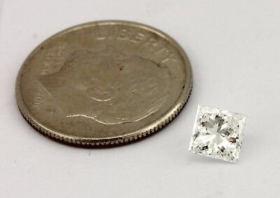 GIA Certified Diamond Loose Princess Cut 0.70ct E SI1 4.92 x 4.78 x 3.38 mm NEW