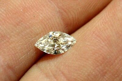 GIA certified marquise brilliant diamond 0.72ct F color VVS2 9.10x5.05x2.97mm
