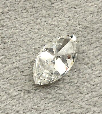GIA 0.85ct marquise loose diamond E/SI2 Good/Good 8.51 x 4.72 x 3.45 mm estate
