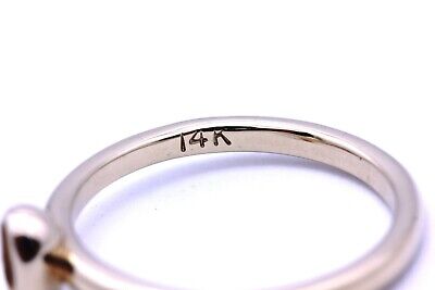 14k yellow gold 3x5mm oval bezel solitaire ring 2mm band setting size 6.75 new