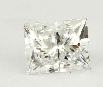 GIA Diamond 0.45 carat Rectangular Princess Cut D VVS2 4.73 x 3.83 x 2.96 mm NEW