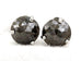 14k white gold 3.52 ctw dark brown diamond rose cut stud earrings butterfly new