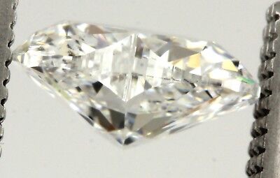 GIA 0.74ct heart brilliant diamond D/SI1 5.83 x 6.51 x 3.12 mm NEW VeryGood/Good