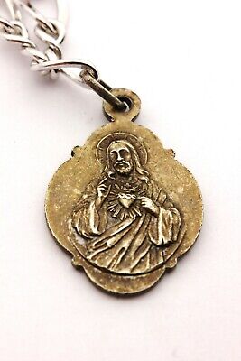 charm bracelet costume fashion Virgin Mary Jesus heart cuckoo clock moves 7.25"