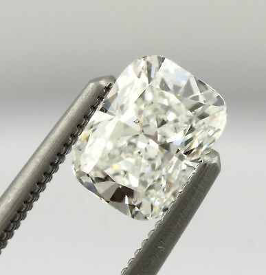 GIA Certified 1.01ct Cushion Cut Loose Diamond F VS2 6.66 x 5.06 x 3.65 mm NEW