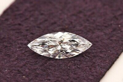 GIA certified marquise diamond 0.54ct D color SI1 9.48x3.91x2.70mm loose new
