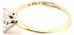 14k yellow gold 0.48ct marquise diamond GIA D SI2 solitaire engagement ring 1.5g