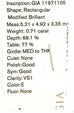GIA Certified Diamond 0.71 carat Princess Cut E VS1 5.21 x 4.92 x 3.35 mm NEW