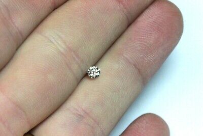 GIA round brilliant diamond 0.21ct D VVS2 3.73-3.79x2.34mm Good Cut new loose